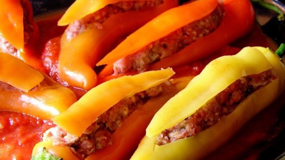Natural Fit Stuffed Banana Peppers
